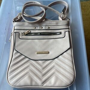 Ivy London Cream Crossbody Bag